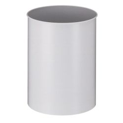 Ronde papierbak 15 ltr - grijs