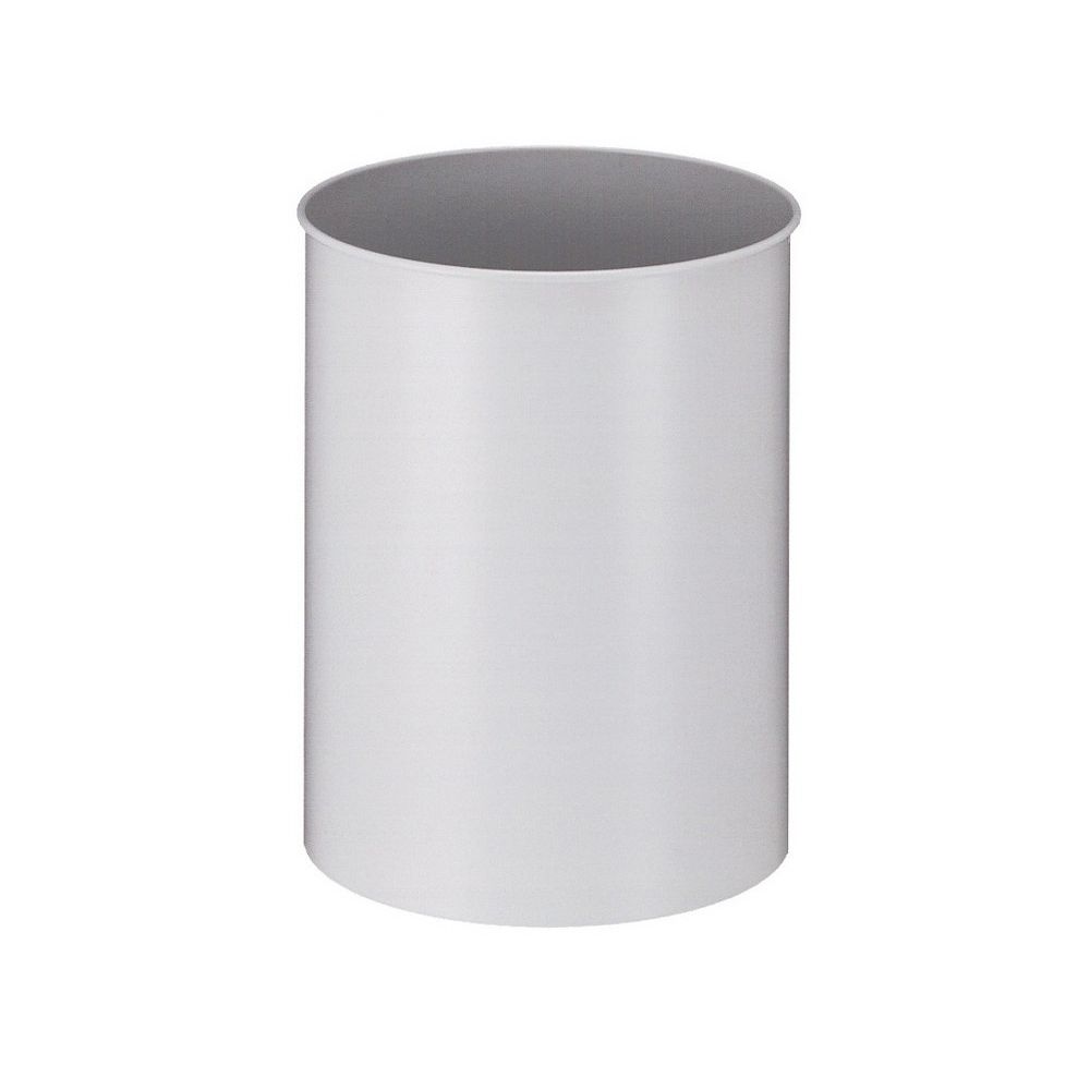 Ronde papierbak 15 ltr - grijs