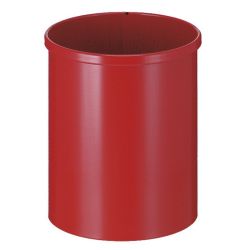 Ronde papierbak 15 ltr - rood
