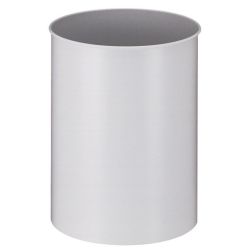 Ronde papierbak 30 ltr - grijs