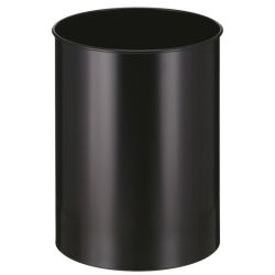 Ronde papierbak 30 ltr - zwart
