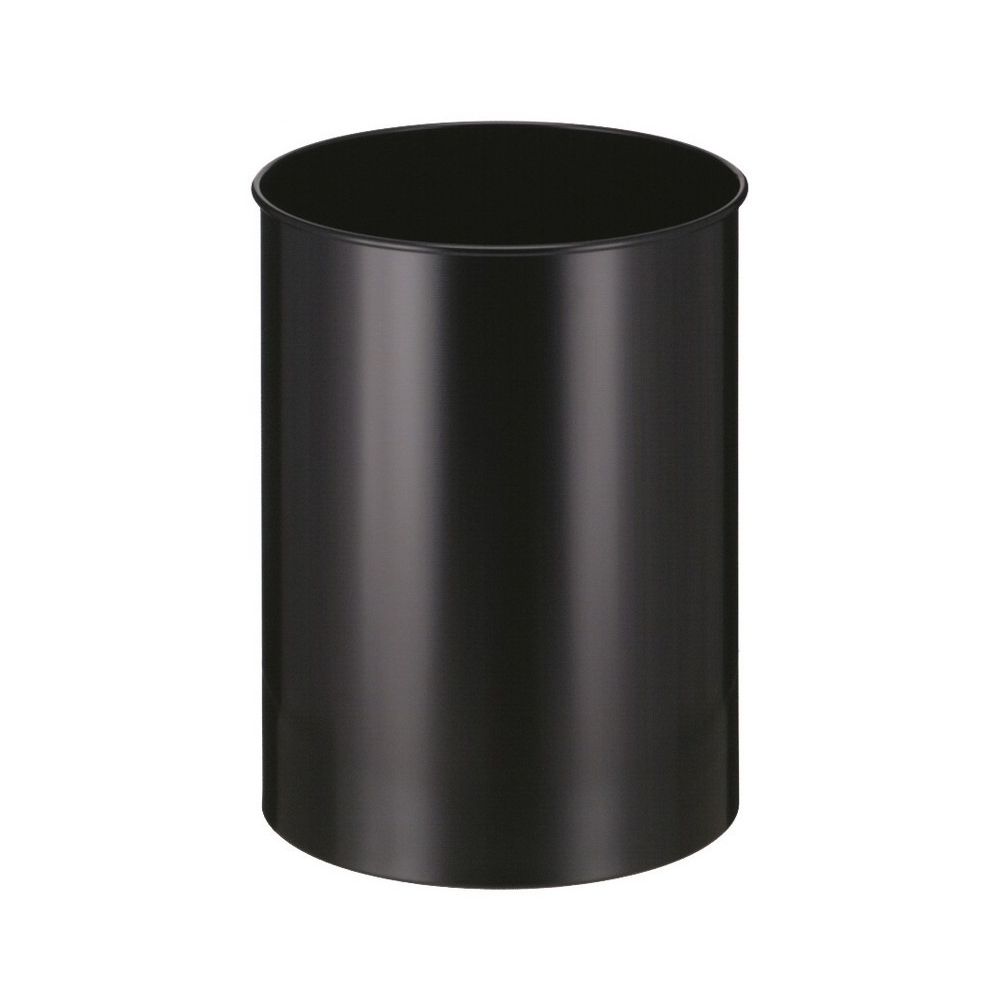 Ronde papierbak 30 ltr - zwart