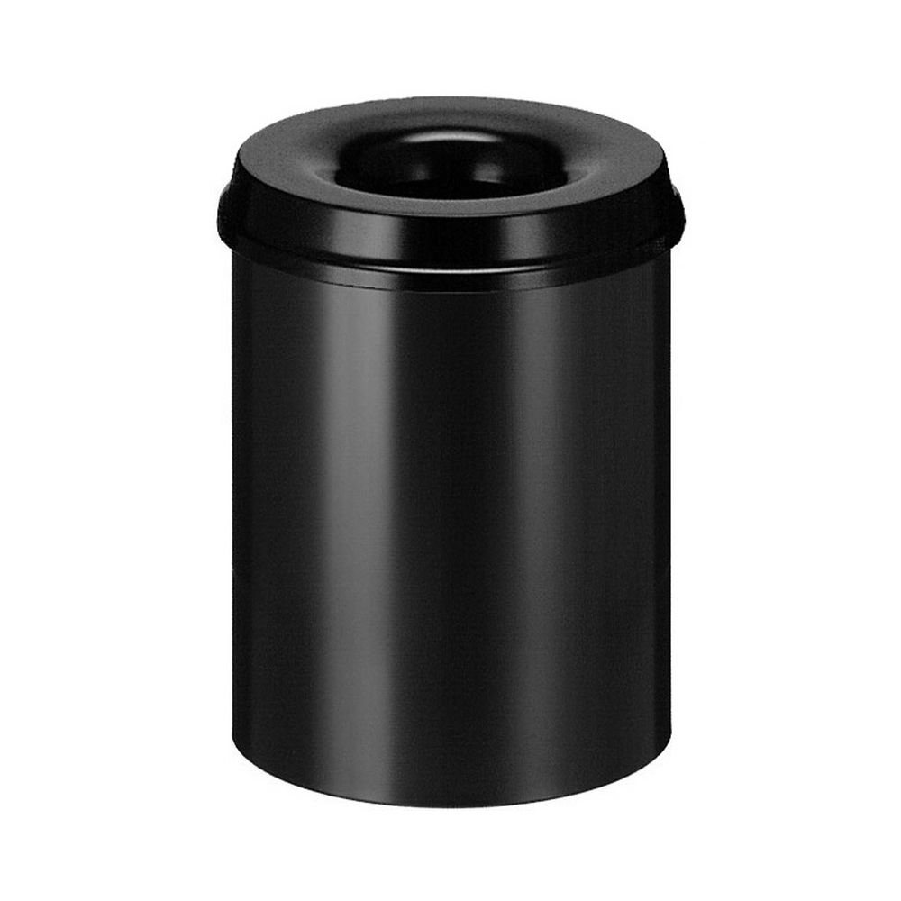 Vlamdovende papierbak 15 ltr - zwart
