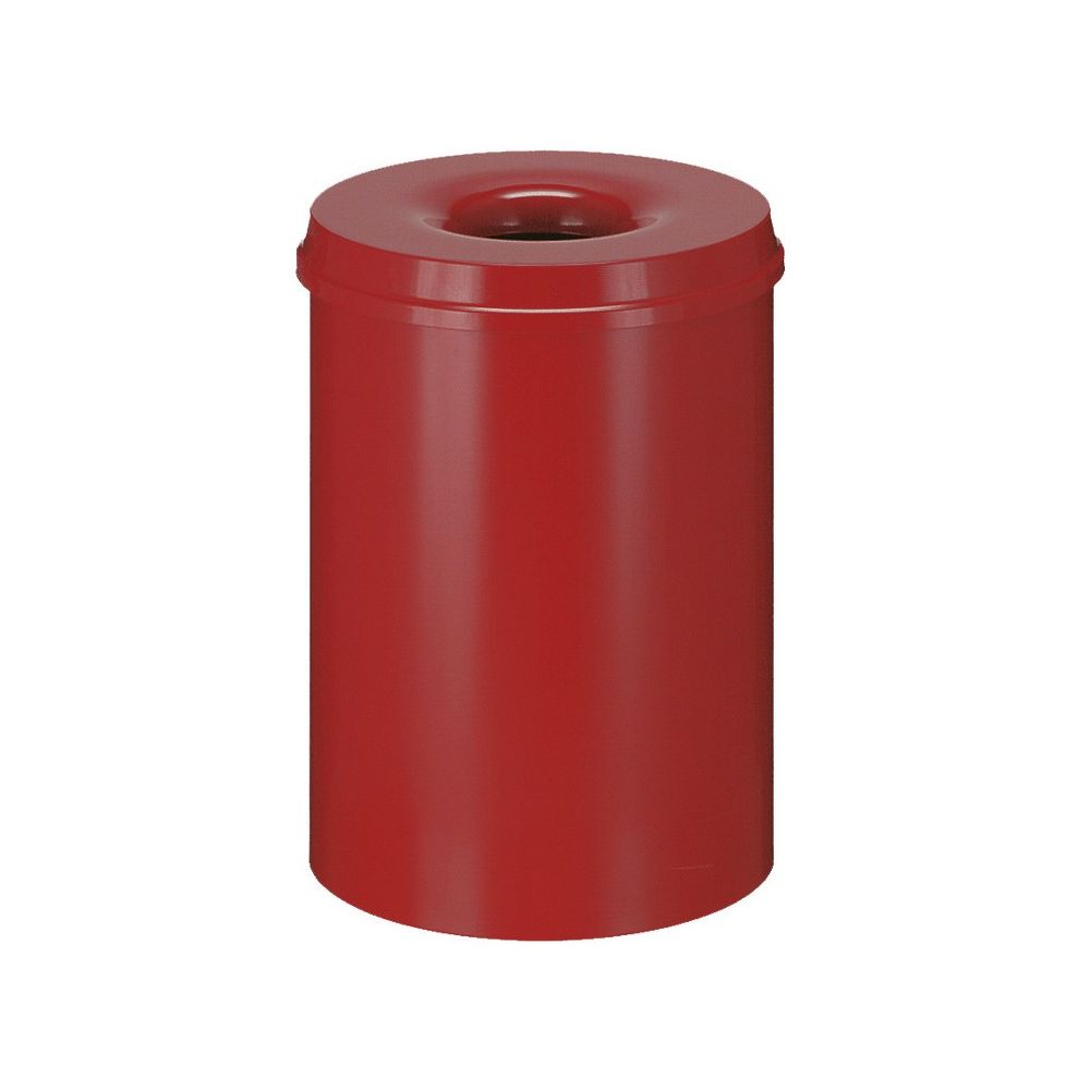 Vlamdovende papierbak 30 ltr - rood