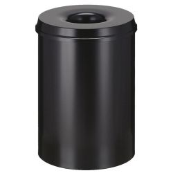 Vlamdovende papierbak 30 ltr - zwart