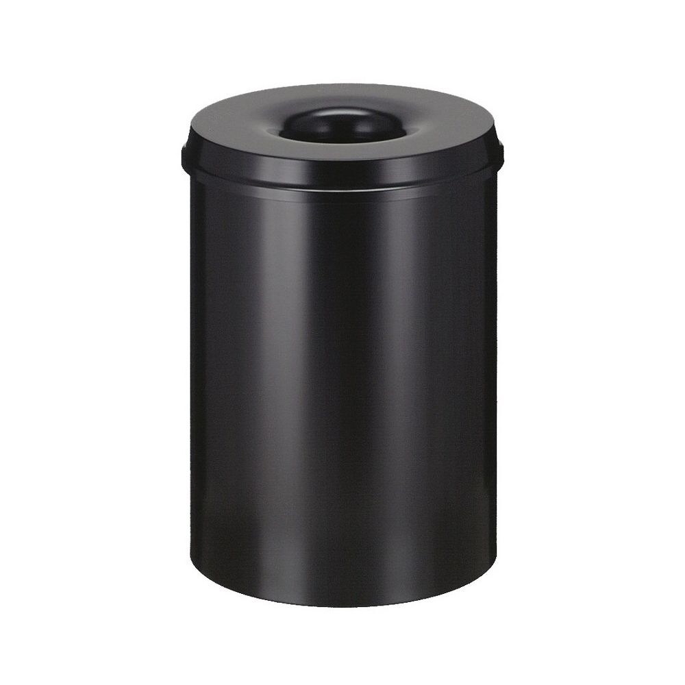 Vlamdovende papierbak 30 ltr - zwart