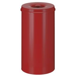 Vlamdovende papierbak 50 ltr - rood