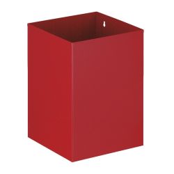 Vierkante papierbak - rood