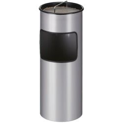 As-papierbak 30 ltr - aluminiumgrijs