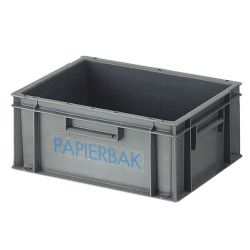 Papierverzamelbak - grijs