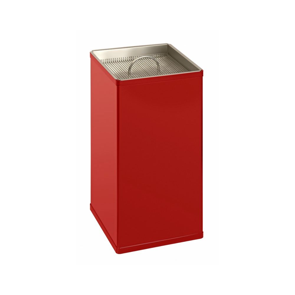 Zandasbak vierkant - rood