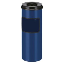 As-papierbak met dover - blauw, zwart
