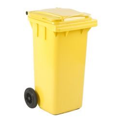 Mini-container 120 ltr - geel