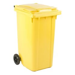 Mini-container 240 ltr - geel