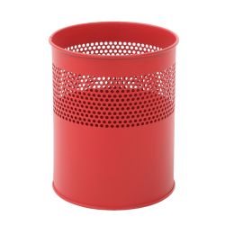 Half geperforeerde papierbak 10 ltr - rood