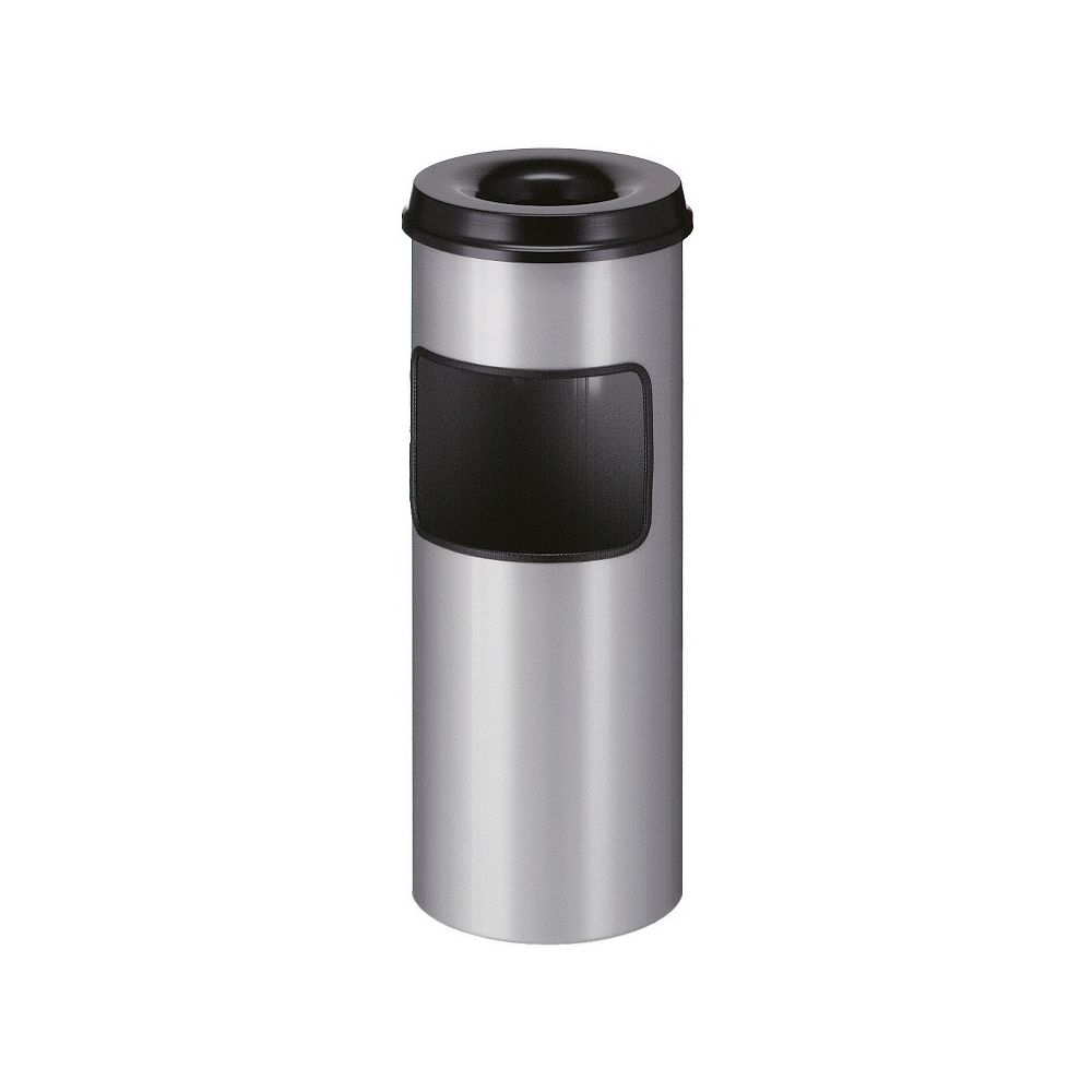 As-papierbak met dover - aluminiumgrijs/zwart