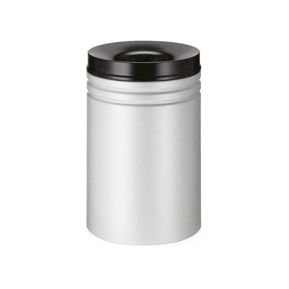 Vlamdovende papierbak 80 ltr grijs/zwart - grijs/zwart