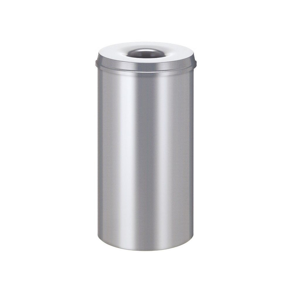 Vlamdovende papierbak 50 ltr - zilver