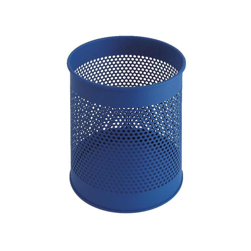 Geperforeerde papierbak 15 ltr - blauw