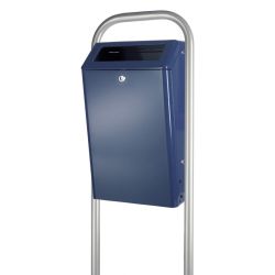 Buitenafvalbak 50 ltr - blauw