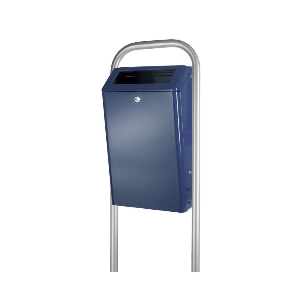 Buitenafvalbak 50 ltr - blauw
