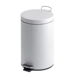 Pedaalemmer 20 ltr - wit