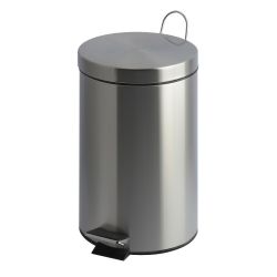Pedaalemmer 20 ltr - mat RVS