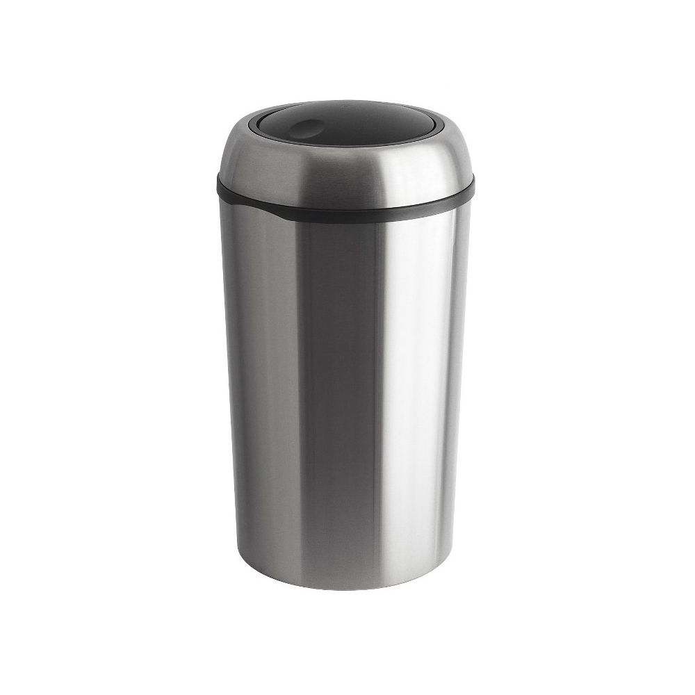 Ronde Swing afvalbak, 75 ltr - RVS