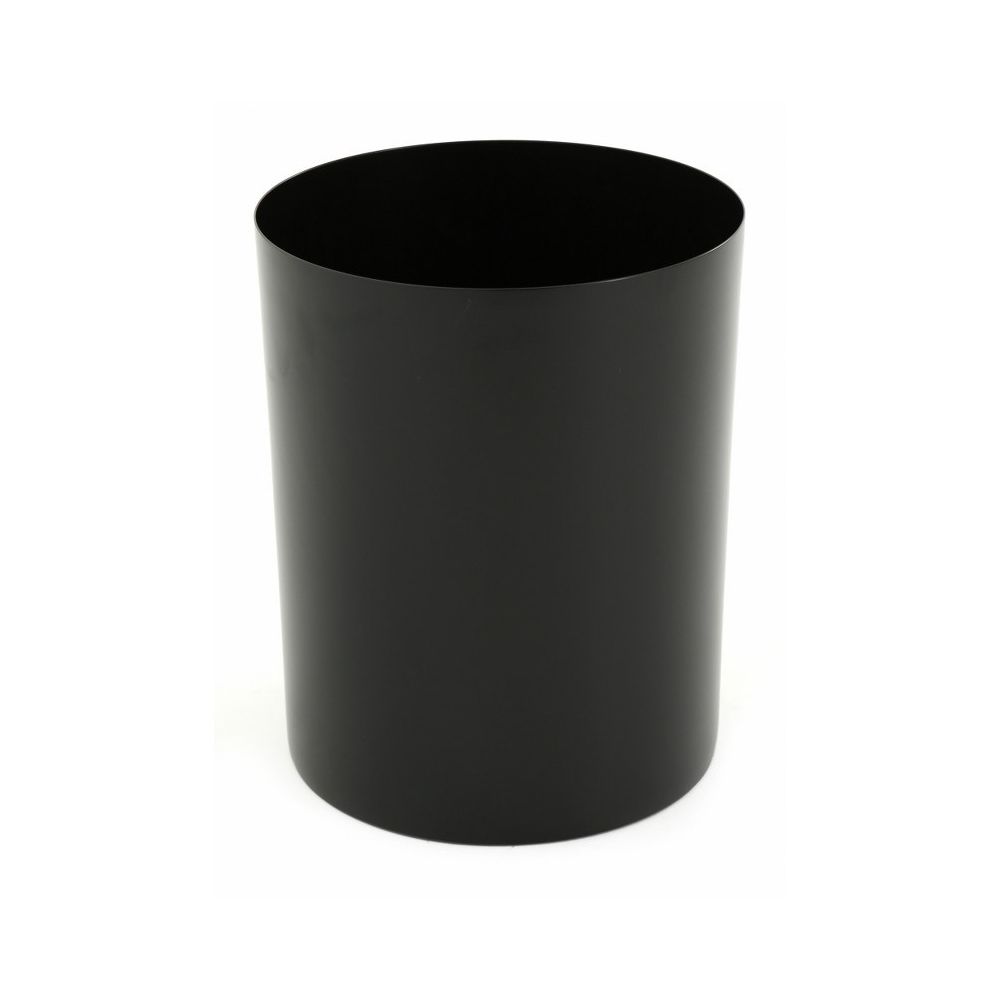Stalen papierbak 20 ltr - zwart