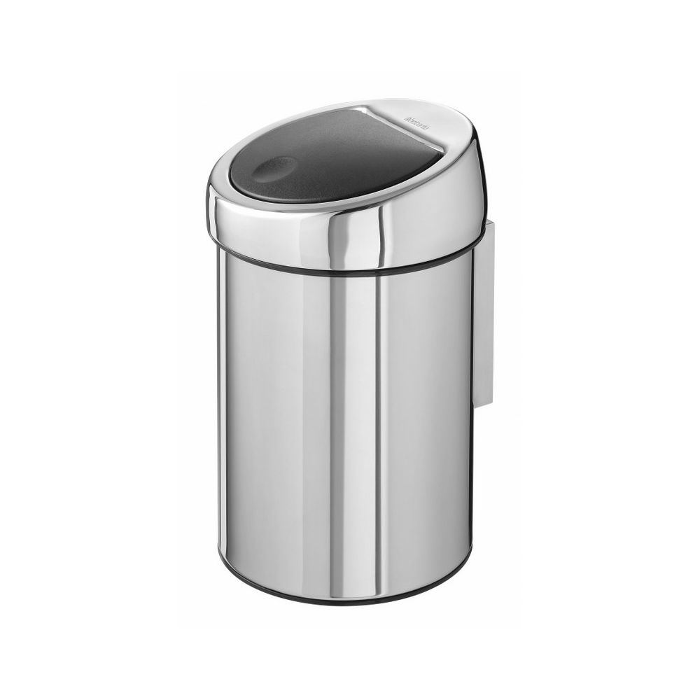 Brabantia Wandafvalemmertje Touch bin - RVS