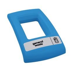 Open deksel Envirobin - blauw