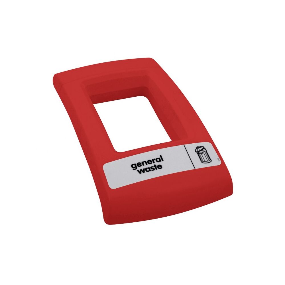 Open deksel Envirobin - rood