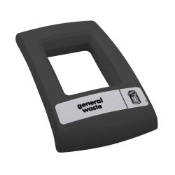 Open deksel Envirobin - grijs