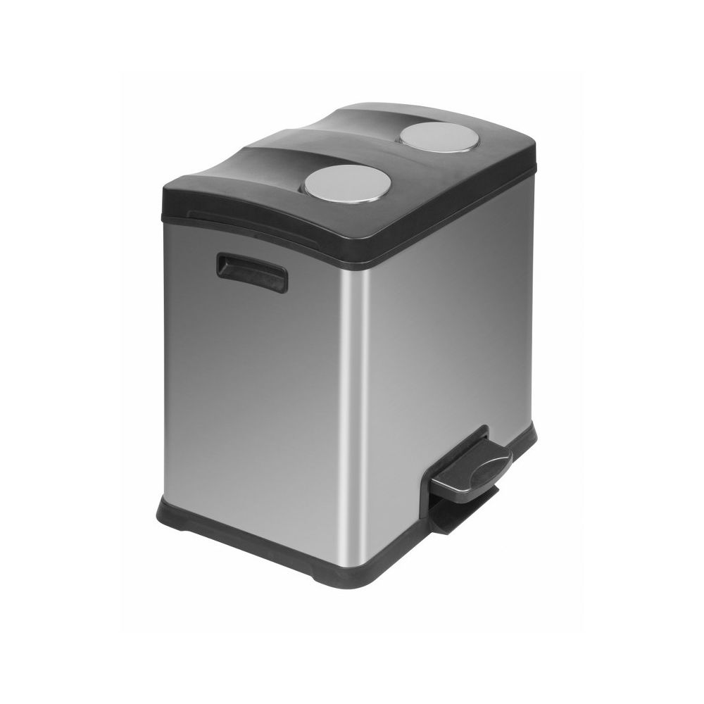 EKO Rejoice Recycling Bin 2x12 - mat RVS