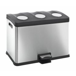 EKO Rejoice Recycling Bin 3x12 - mat RVS