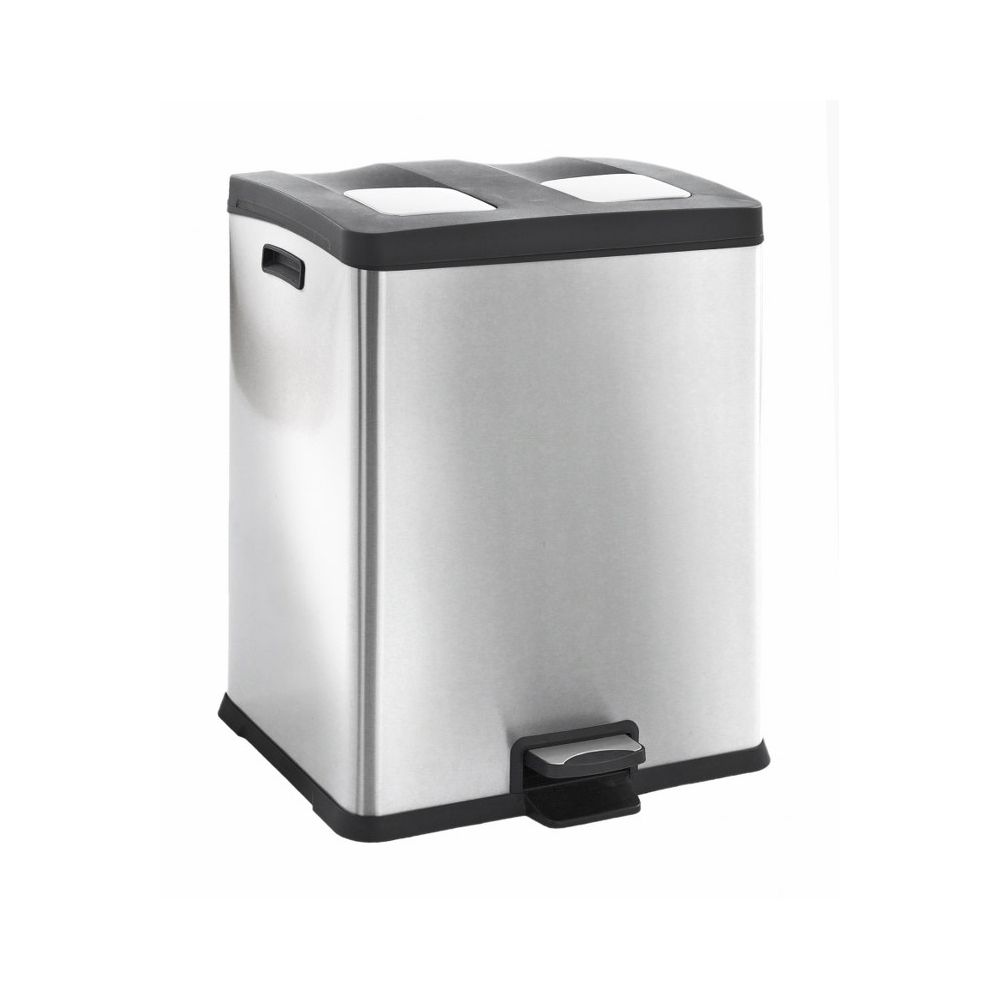 EKO Rejoice Recycling Bin 2x30 - mat RVS