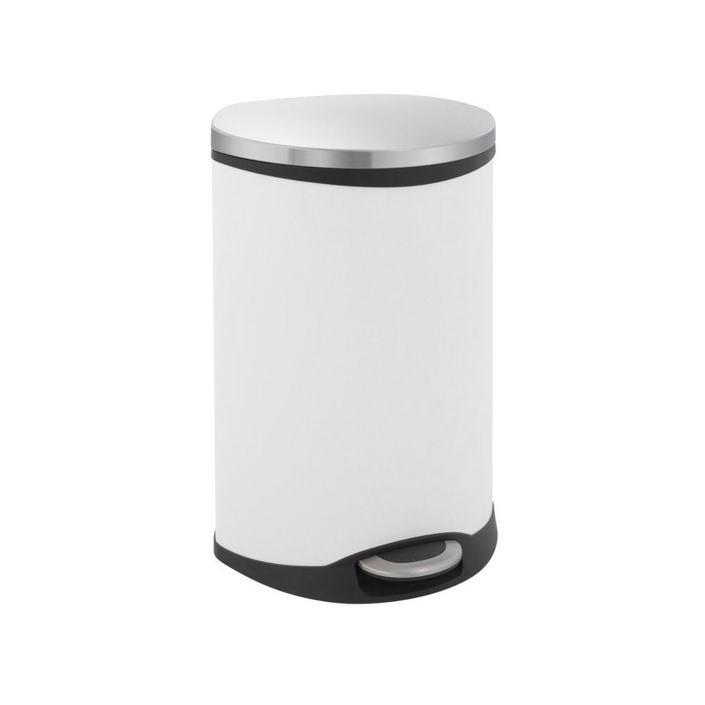 EKO Shell Bin 50 ltr - wit/mat RVS