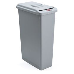 Rubbermaid Slim Jim Combo Confidential 87 ltr - grijs