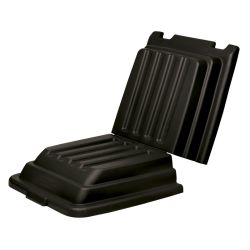 Rubbermaid Deksel Tilt Truck 0,4 m3 - zwart