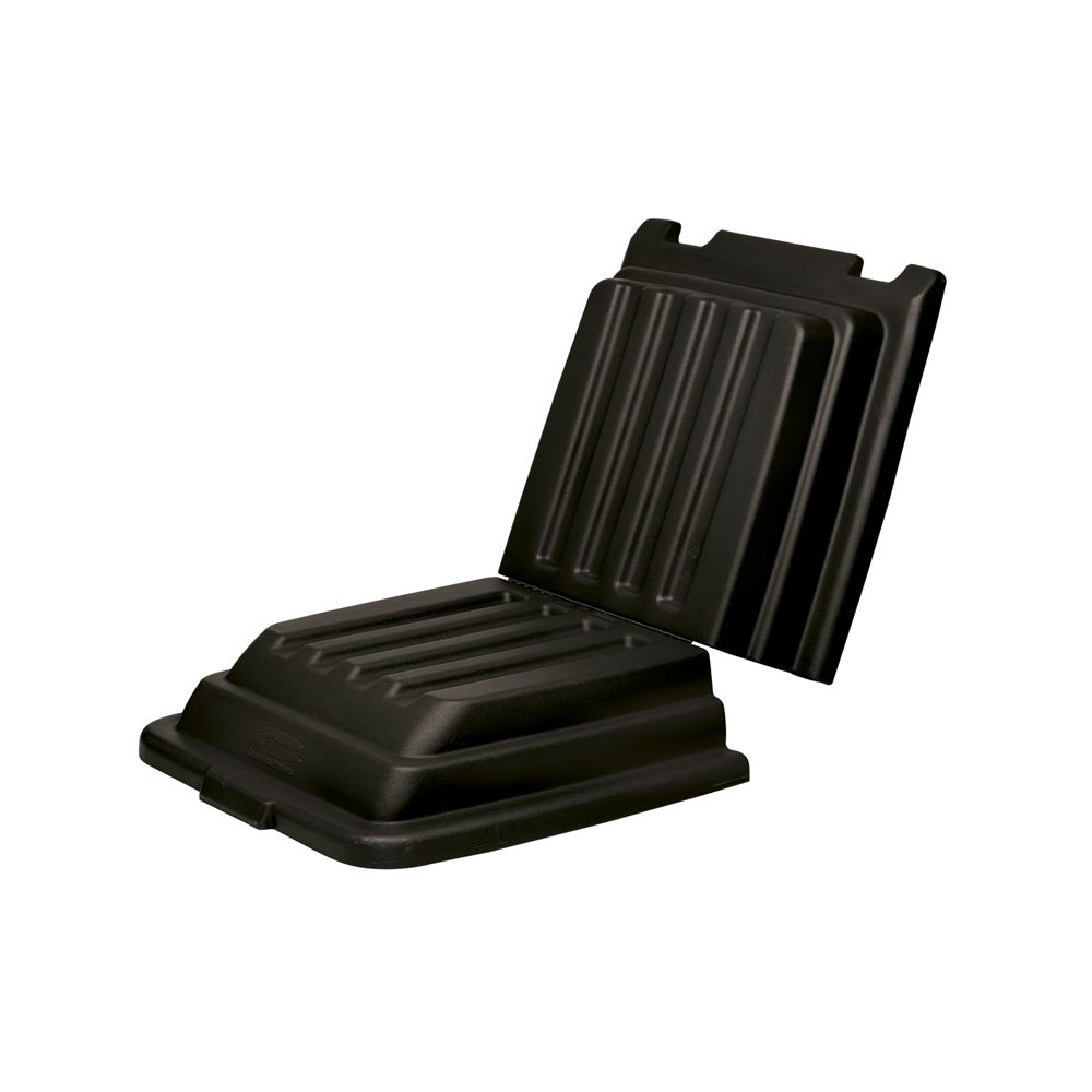 Rubbermaid Deksel Tilt Truck 0,4 m3 - zwart