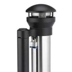 Rubbermaid Staande asbak Infinity - zwart/RVS
