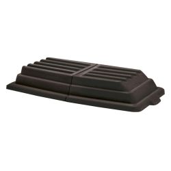 Rubbermaid Deksel Tilt Truck 0,6 m3 - zwart