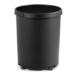 Ronde papierbak 50 ltr - zwart