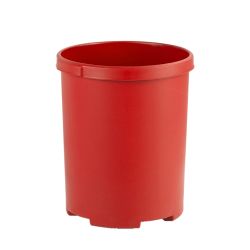 Ronde papierbak 50 ltr - rood