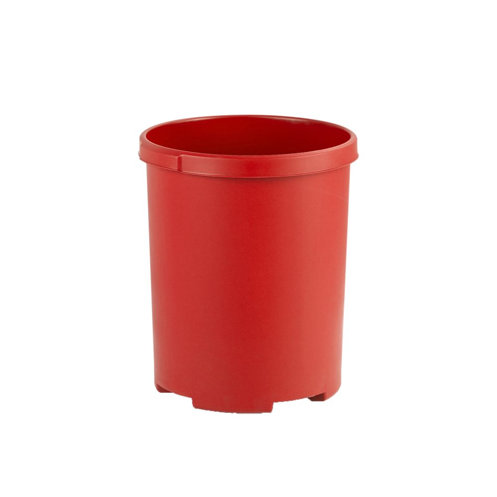 Ronde papierbak 50 ltr - rood