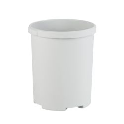 Ronde papierbak 50 ltr - grijs