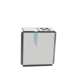 RecycloStar 2 met bekerinzet - grafietgrijs/lichtgrijs