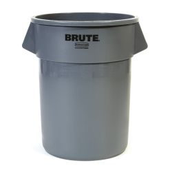 Rubbermaid Ronde Brute Container 208,2 ltr - grijs