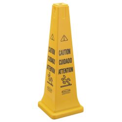 Rubbermaid Waarschuwingskegel 91,4 cm - symbool - geel