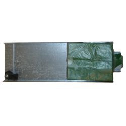 Afvalbak Cibeles 50 ltr met cassette voor hondenpoepzakjes - grijs